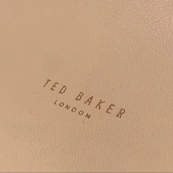 Striking colorblock pink & rose gold Ted Baker bag - Picture 4 of 9